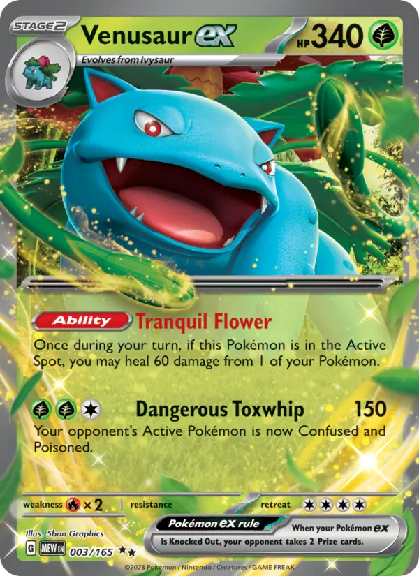 Venusaur ex, 003/165