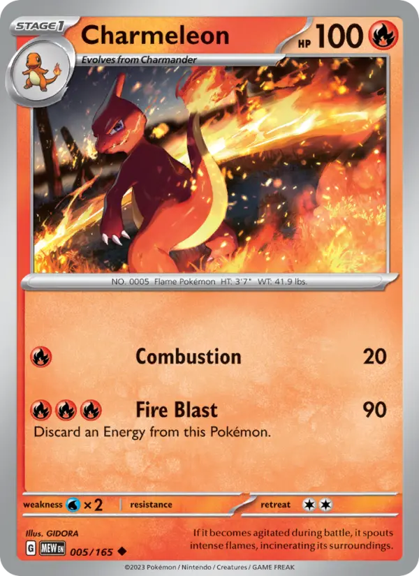 Charmeleon, 005/165