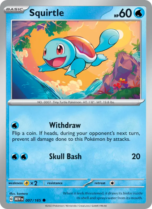 Squirtle, 007/165