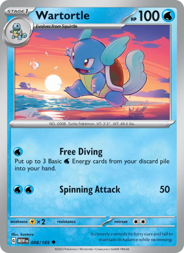 Wartortle, 008/165