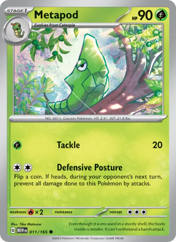 Metapod, 011/165