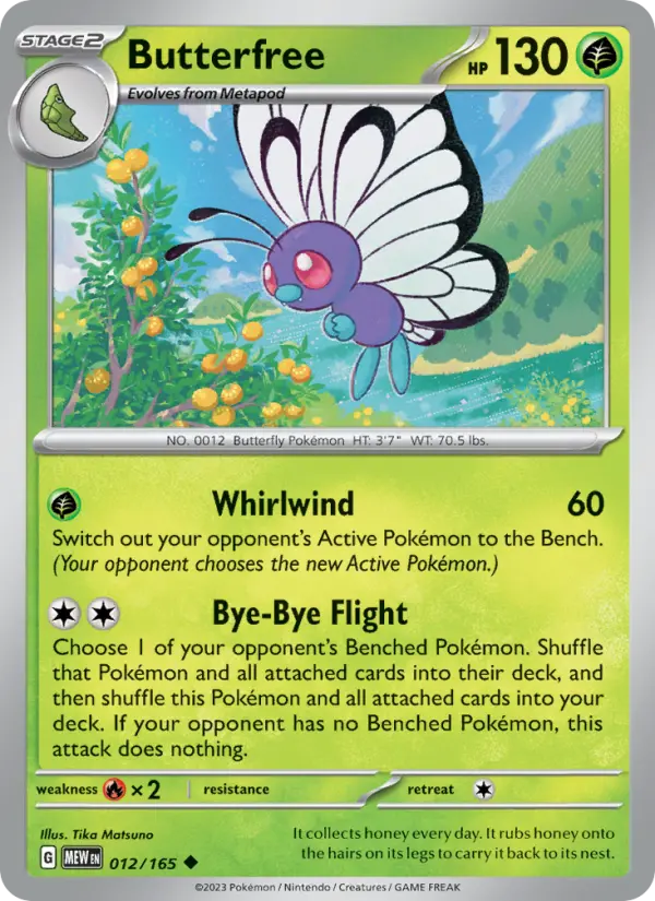Butterfree, 012/165