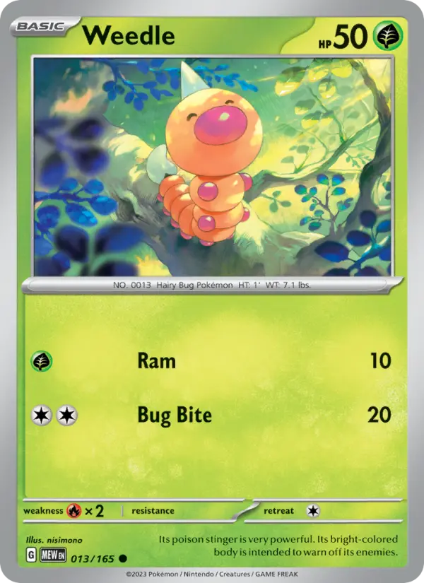 Weedle, 013/165