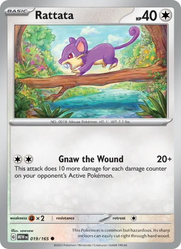 Rattata, 019/165