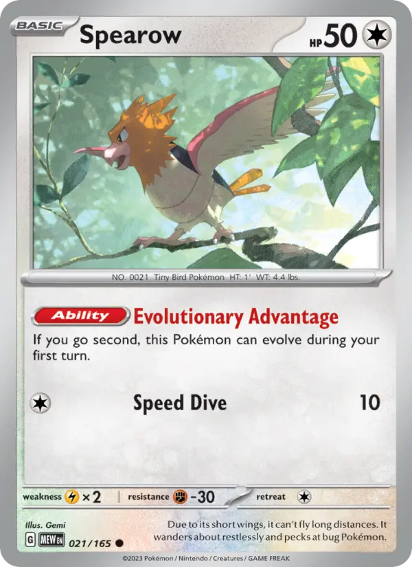 Spearow, 021/165