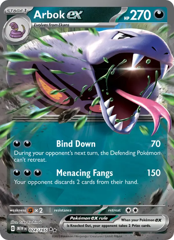 Arbok ex, 024/165
