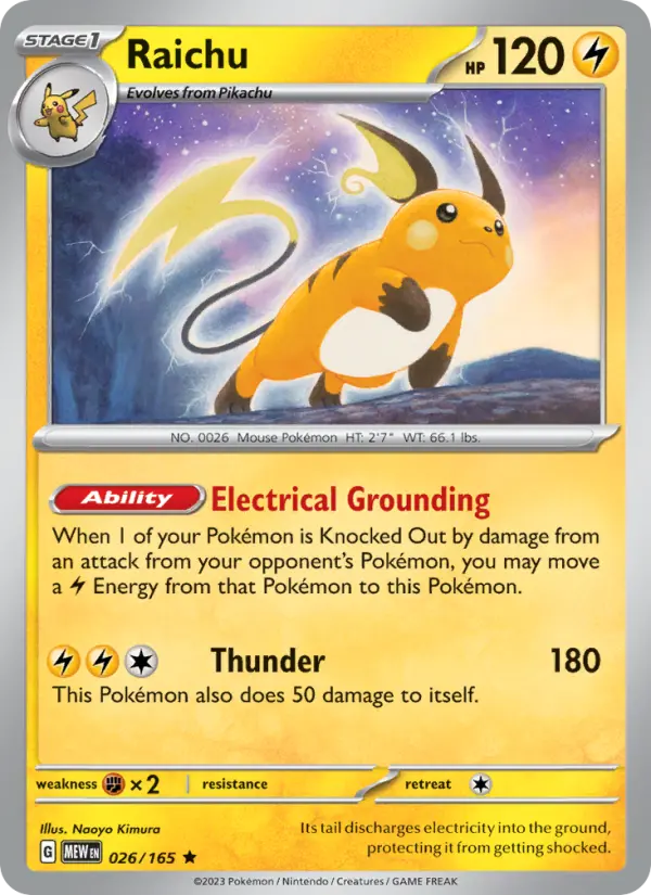 Raichu, 026/165