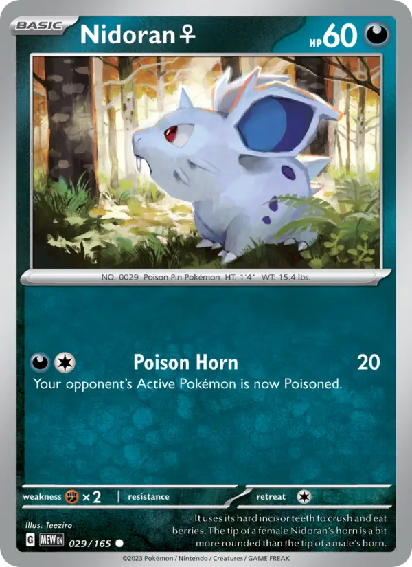 Nidoran ♀, 029/165