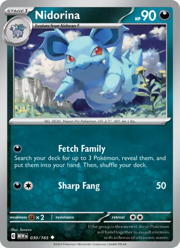 Nidorina, 030/165