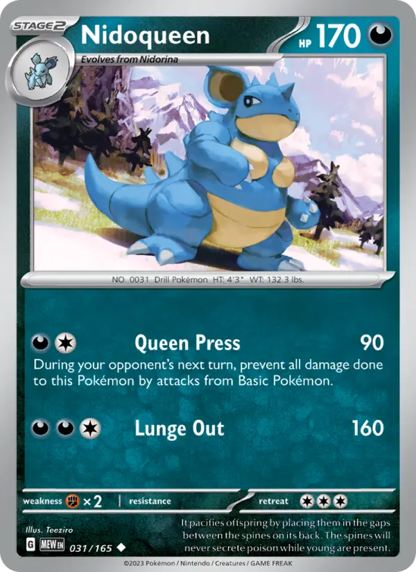 Nidoqueen, 031/165