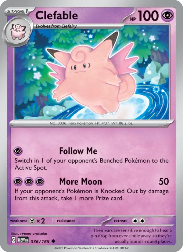 Clefable, 036/165