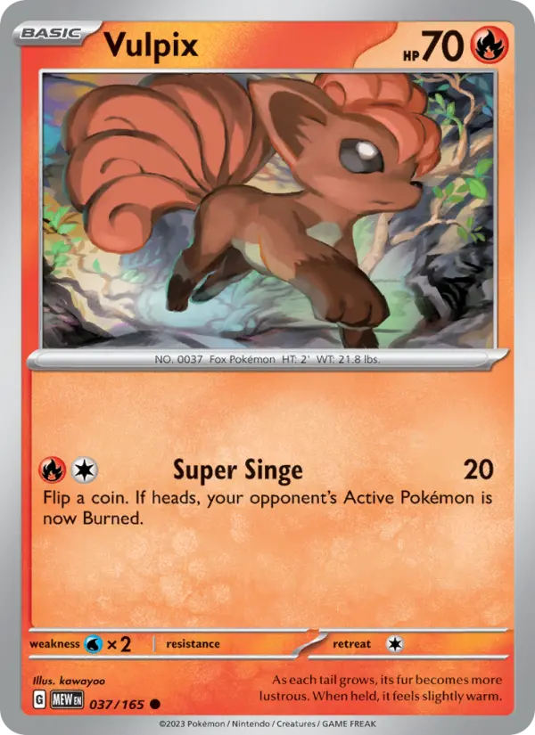 Vulpix, 037/165