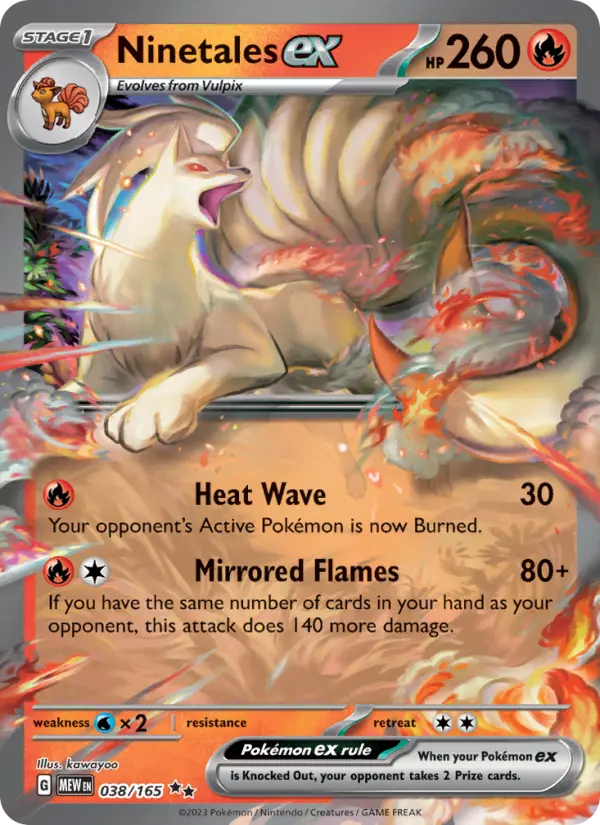 Ninetales ex, 038/165