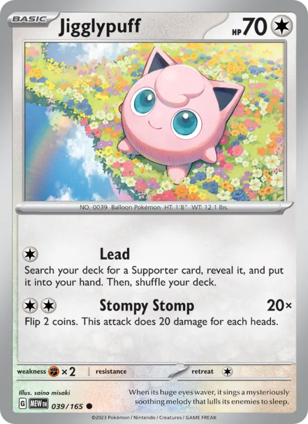 Jigglypuff, 039/165