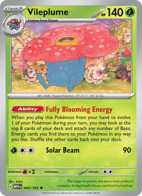 Vileplume, 045/165
