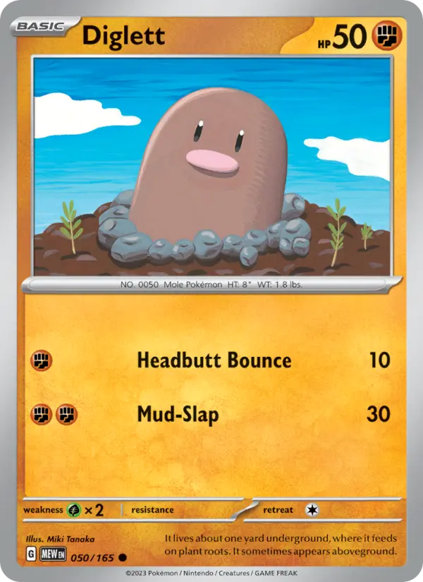 Diglett, 050/165