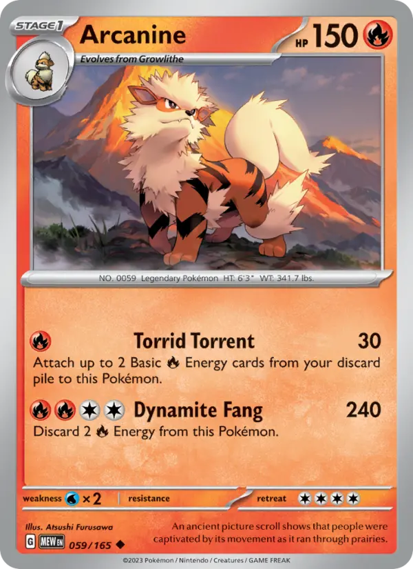 Arcanine, 059/165