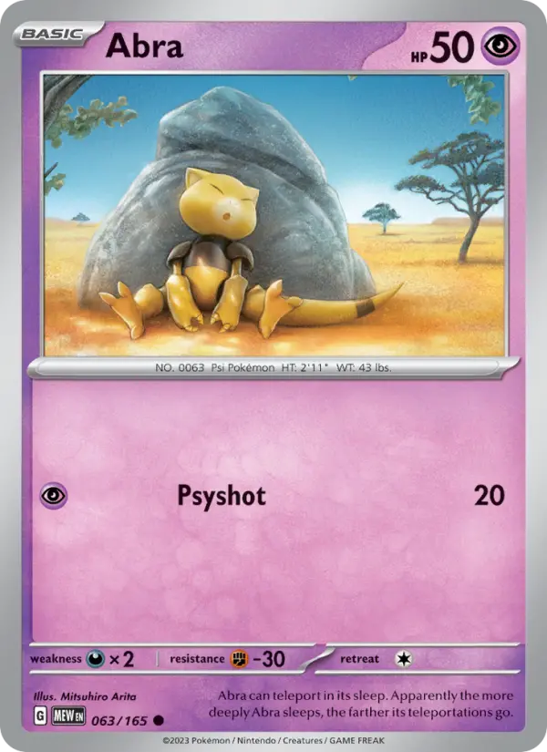 Abra, 063/165
