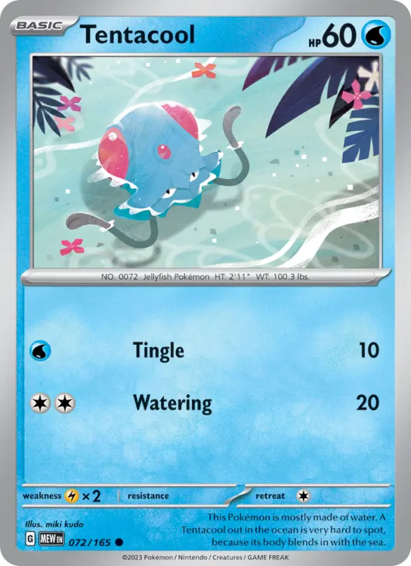 Tentacool, 072/165