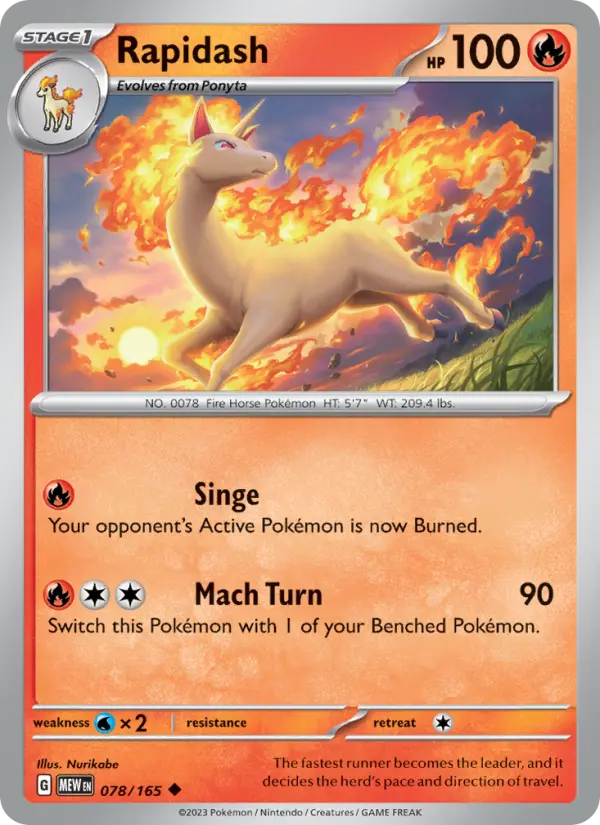 Rapidash, 078/165