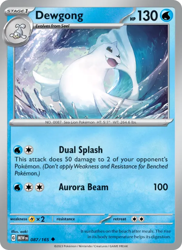 Dewgong, 087/165