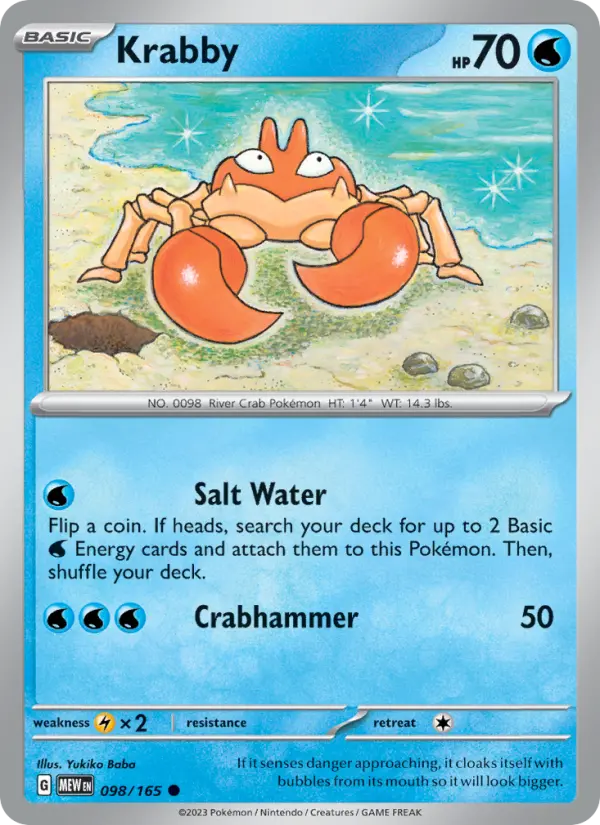 Krabby, 098/165