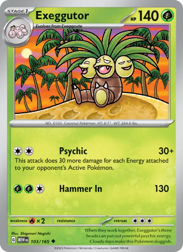 Exeggutor, 103/165
