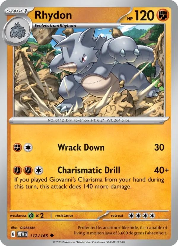 Rhydon, 112/165