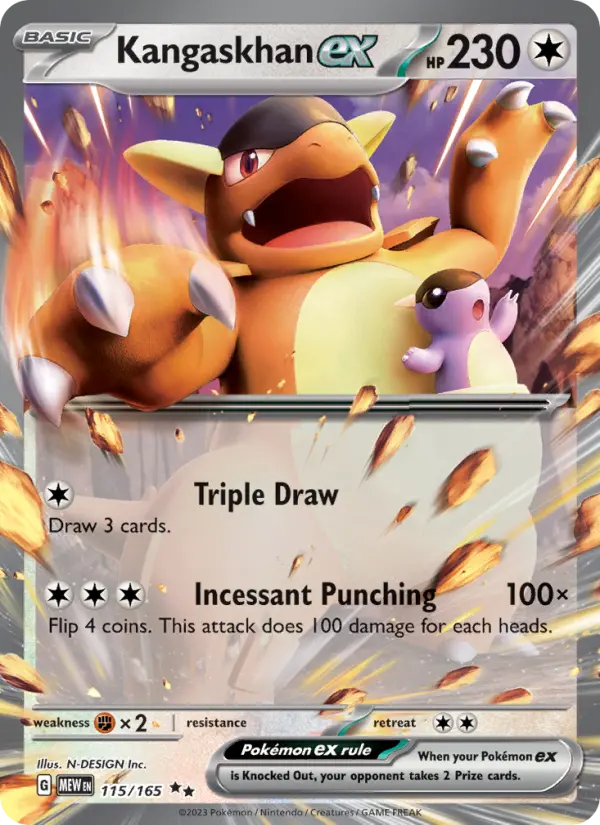Kangaskhan ex, 115/165