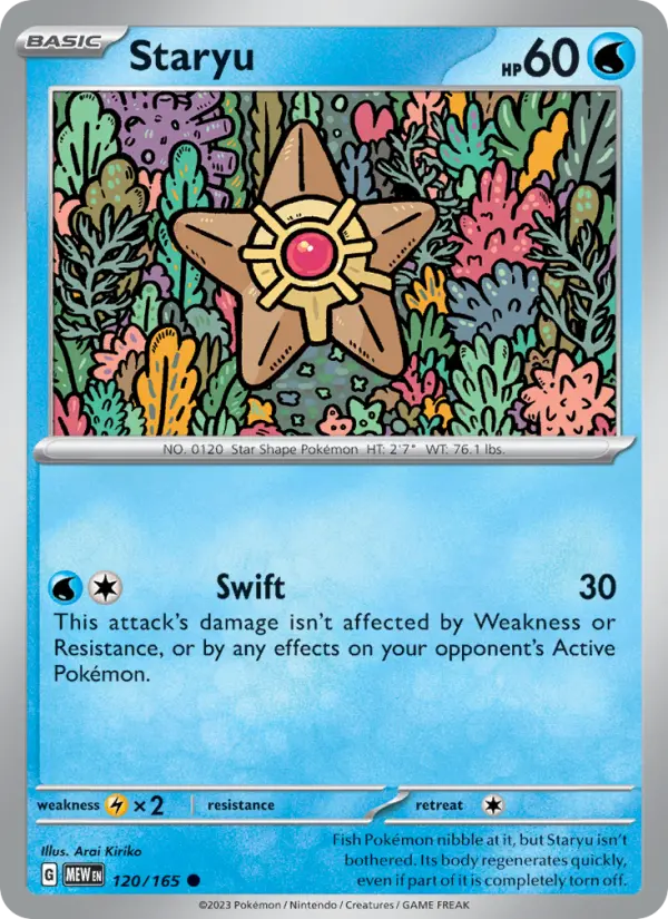 Staryu, 120/165