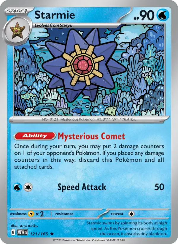 Starmie, 121/165