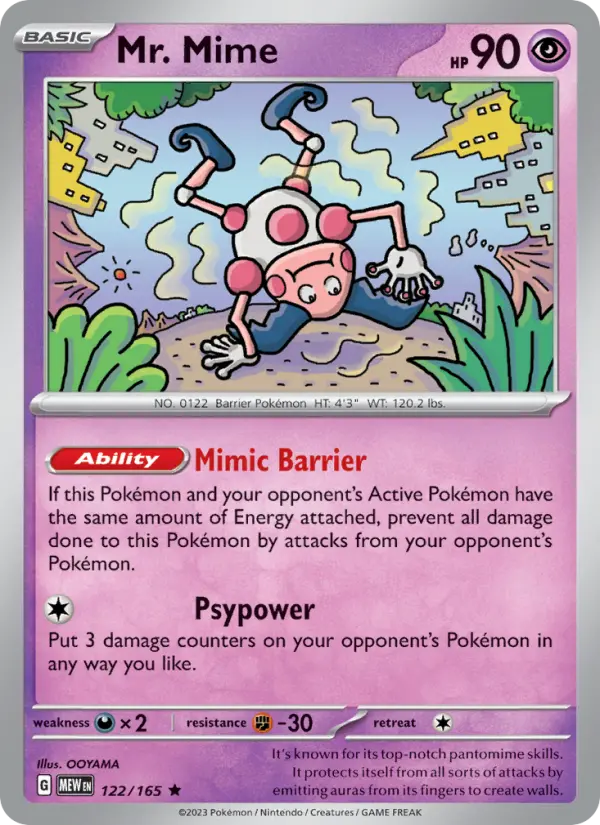 Mr. Mime, 122/165