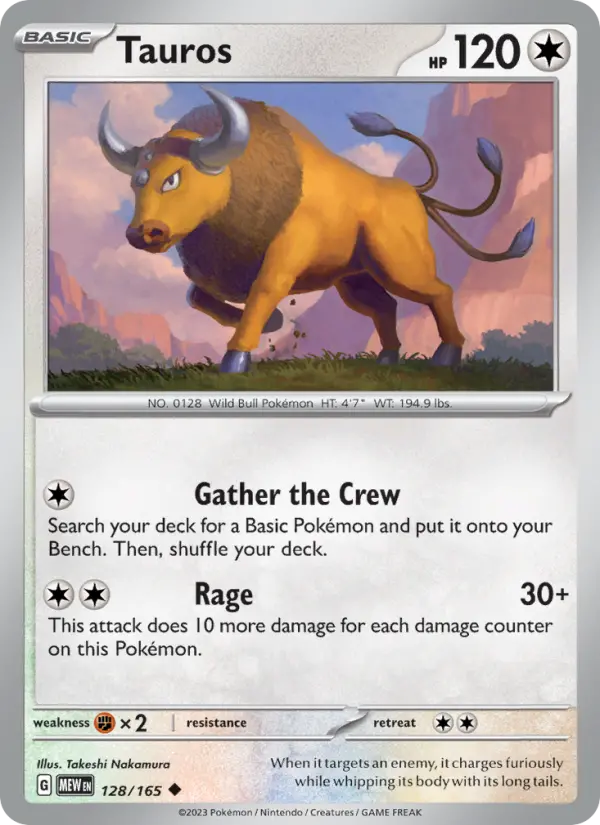 Tauros, 128/165
