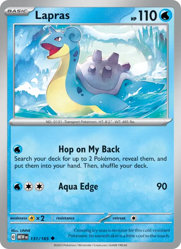Lapras, 131/165