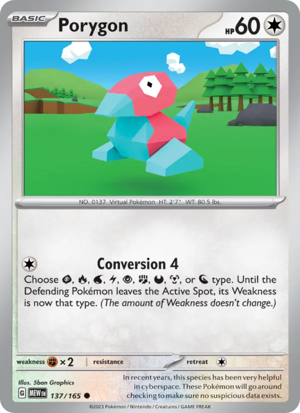 Porygon, 137/165