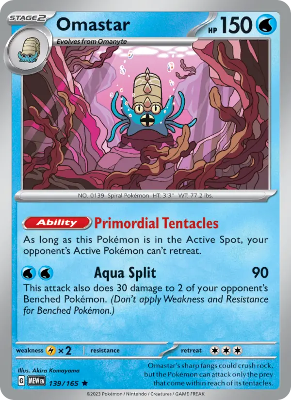 Omastar, 139/165