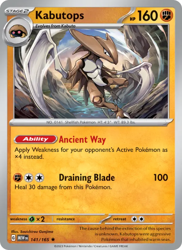 Kabutops, 141/165