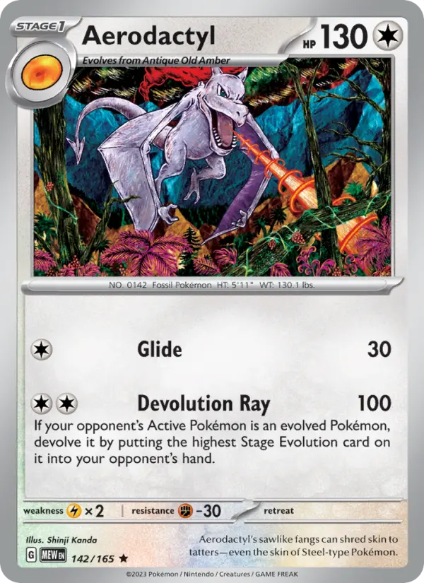 Aerodactyl, 142/165