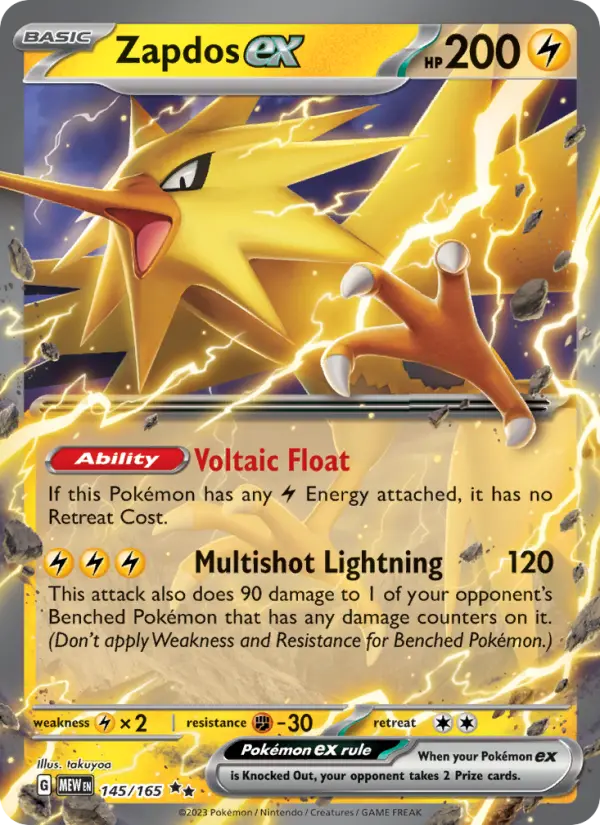 Zapdos ex, 145/165
