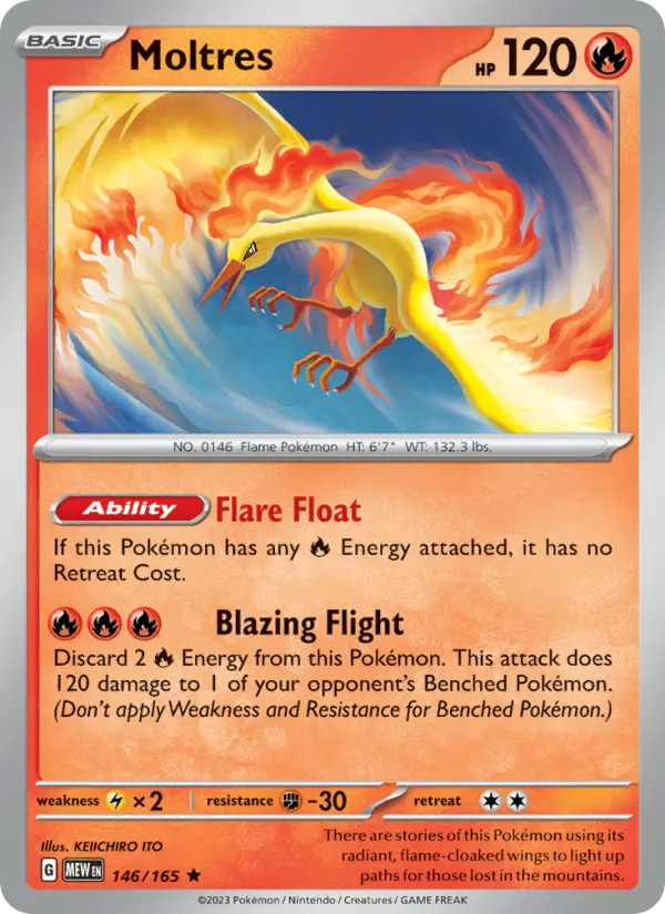 Moltres, 146/165