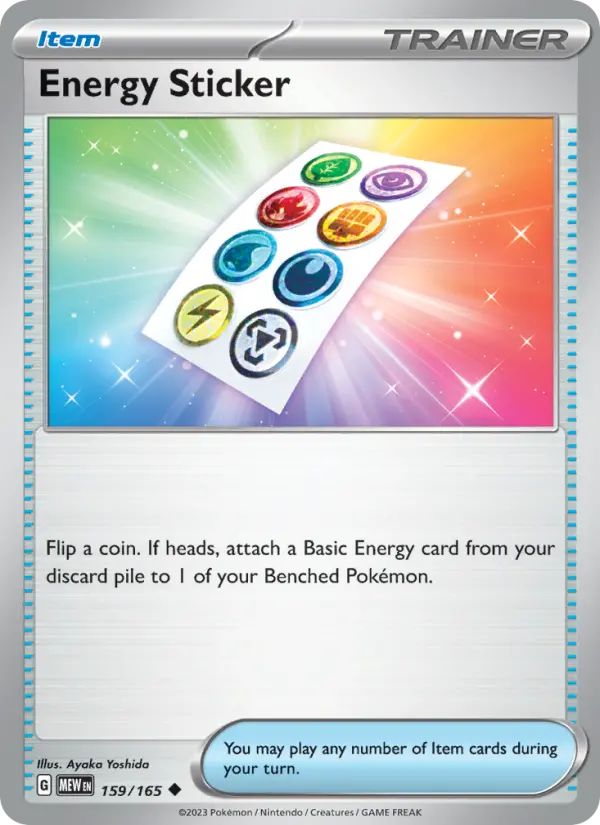 Energy Sticker, 159/165