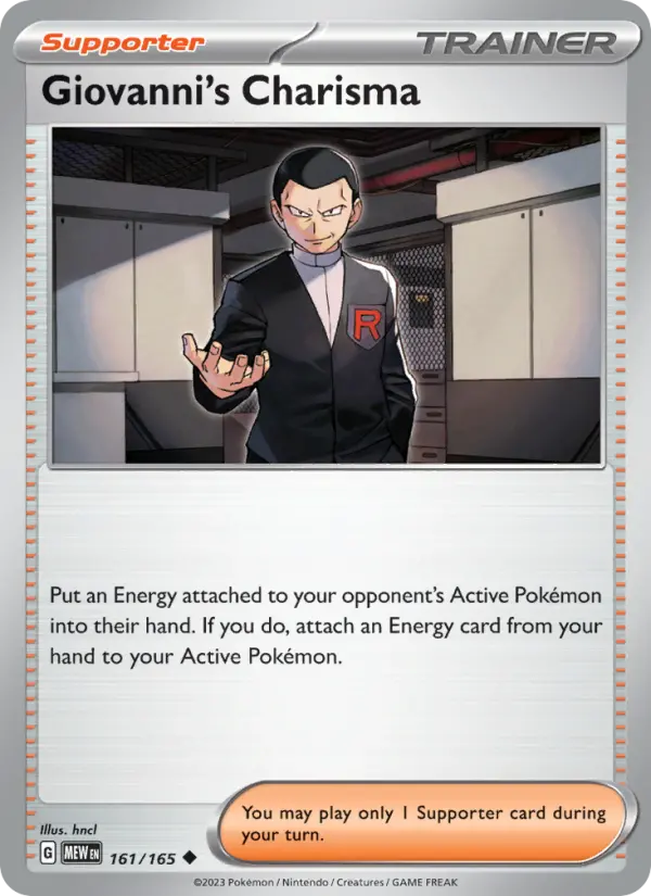 Giovanni's Charisma, 161/165