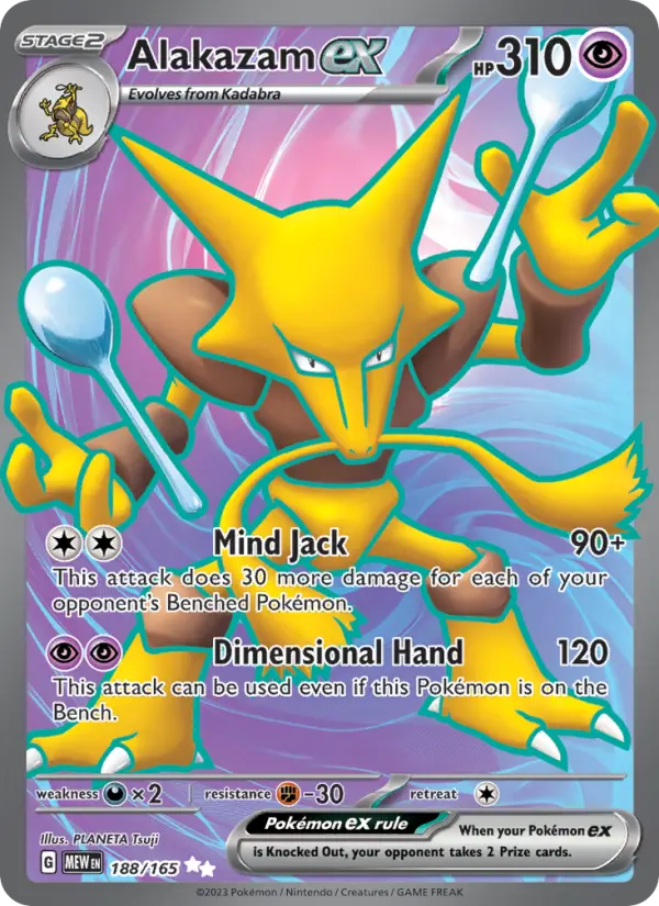 Alakazam ex, 188/165