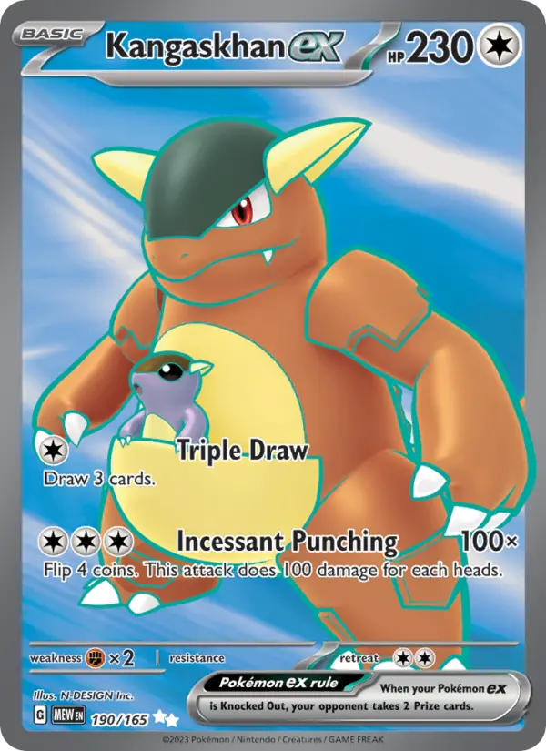 Kangaskhan ex, 190/165
