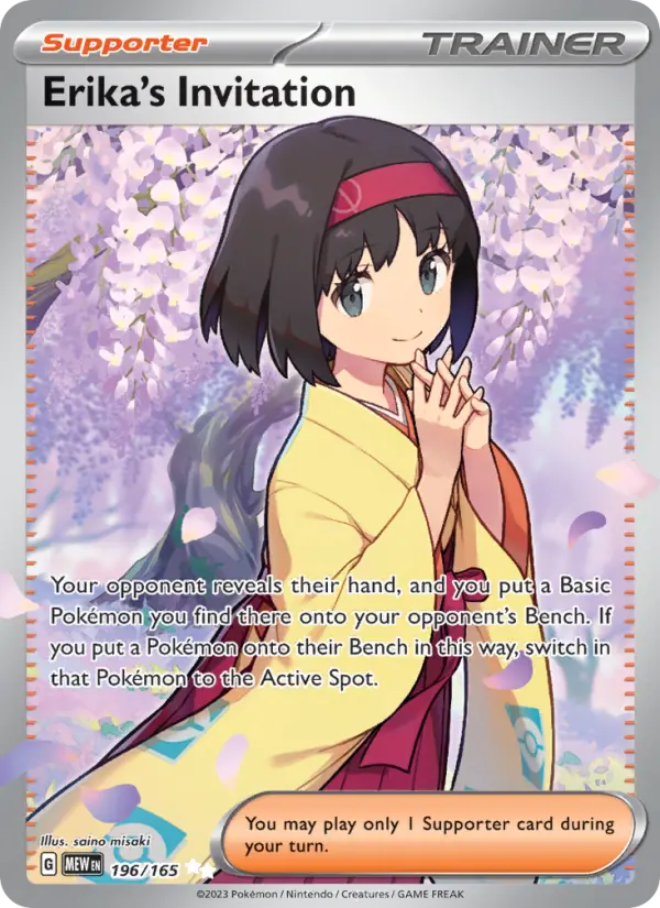 Erika's Invitation, 196/165