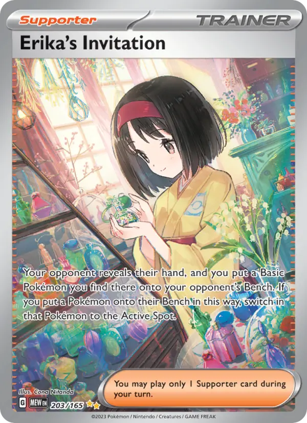 Erika's Invitation, 203/165