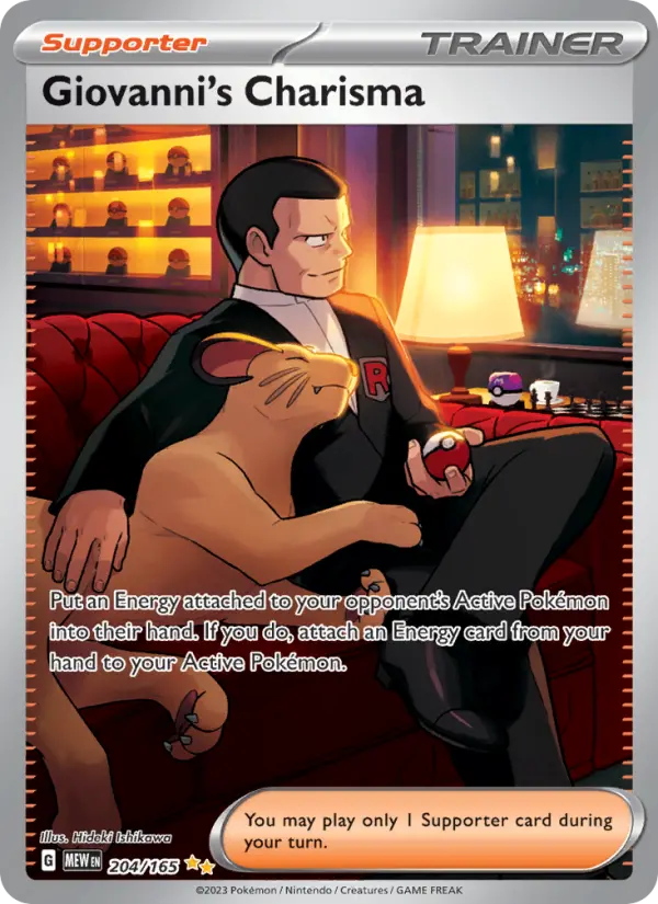 Giovanni's Charisma, 204/165