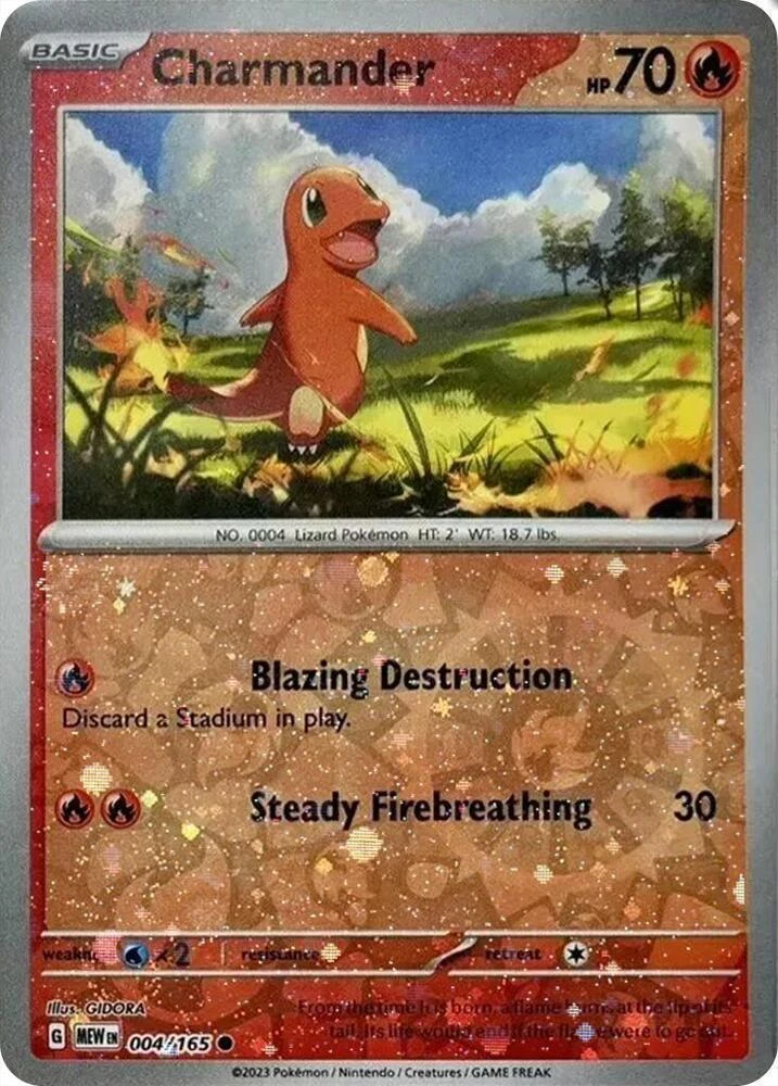 Charmander (Costco Cosmos Reverse Holo), 004/165
