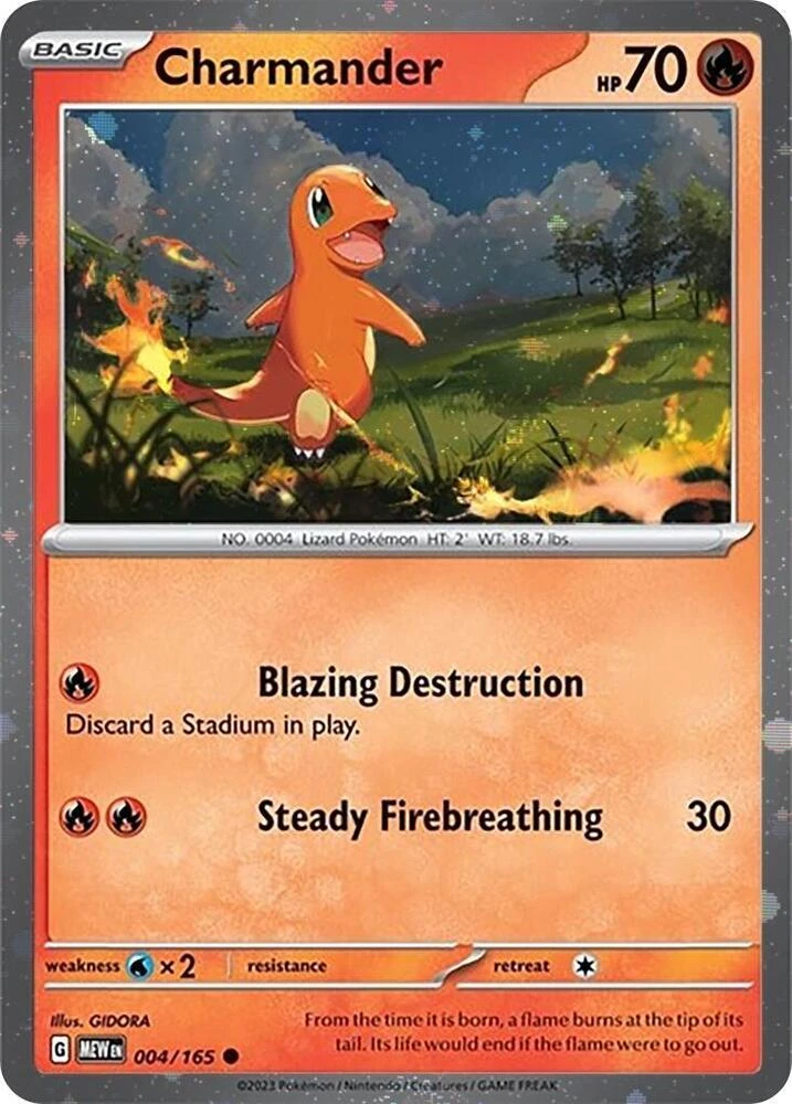 Charmander (Super-Premium Collection Cosmos Holo), 004/165