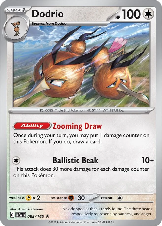 Dodrio (Prize Pack Series Five Stamp), 085/165